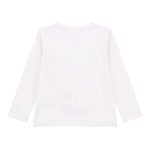 GUESS shirt girocollo tinta unita con stampa in contrasto Bianco per Neonata K4BI05J1314N BIANCO GUESS 