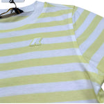 K-Way T-Shirt Girocollo Tinta Unita con Fantasia A Righe per Bambino K2151MW BIANCO K-WAY 