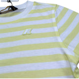 K-Way T-Shirt Girocollo Tinta Unita con Fantasia A Righe per Bambino K2151MW BIANCO K-WAY 
