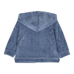 TEDDY E MINOU felpa con zip e cappuccio tinta unita Blu per Neonato I24GD013M0137 BLU TEDDY E MINOU 