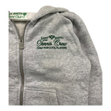 SAINT BARTH felpa tinta unita con zip e cappuccio Grigio per Bambina TENNIS GRIGIO SAINT BARTH 