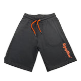 Refrigiwear Bermuda Shorts In Solid Color Tracksuit With Black Logo For Boys