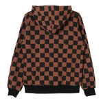 SPRAYGROUND felpa chiusa con cappuccio fantasia quadri Marrone per Bambino SPY1151BRW MARRONE SPRAYGROUND 