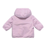 K-WAY giubbino tinta unita con cappuccio in contrasto Lilla per Neonata K61157WXXX LILLA K-WAY 