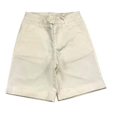 Dondup Bermuda Solid Color America Pockets White For Boys