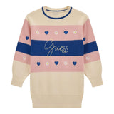 GUESS abito girocollo tinta unita con stampa Panna per Bambina K4YK12Z2V42 PANNA GUESS 