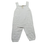 Wedoble Tutina Giromanica Tinta Unita con Ricami per Neonato V2401310A BIANCO WEDOBLE 