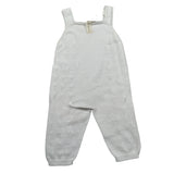 Wedoble Tutina Giromanica Tinta Unita con Ricami per Neonato V2401310A BIANCO WEDOBLE 