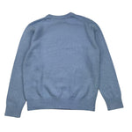 SAINT BARTH maglia girocollo tinta unita con stampa Azzurro per Bambino DOU0004 AZZURRO SAINT BARTH 
