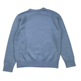 SAINT BARTH maglia girocollo tinta unita con stampa Azzurro per Bambino DOU0004 AZZURRO SAINT BARTH 