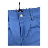 Daniele Alessandrini Solid Color Pants with Elastic Waist Blue for Newborn