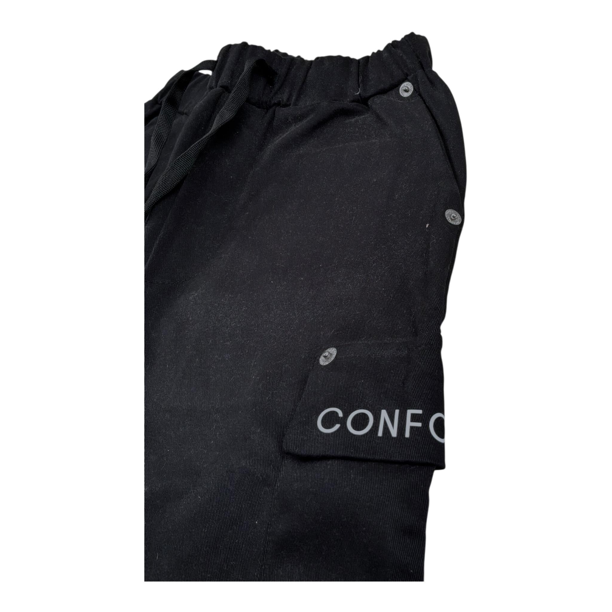 Do Not Conform Pantalone Tinta Unita con Elastico In Vita per Neonato DPA040N NERO DO NOT CONFORM 