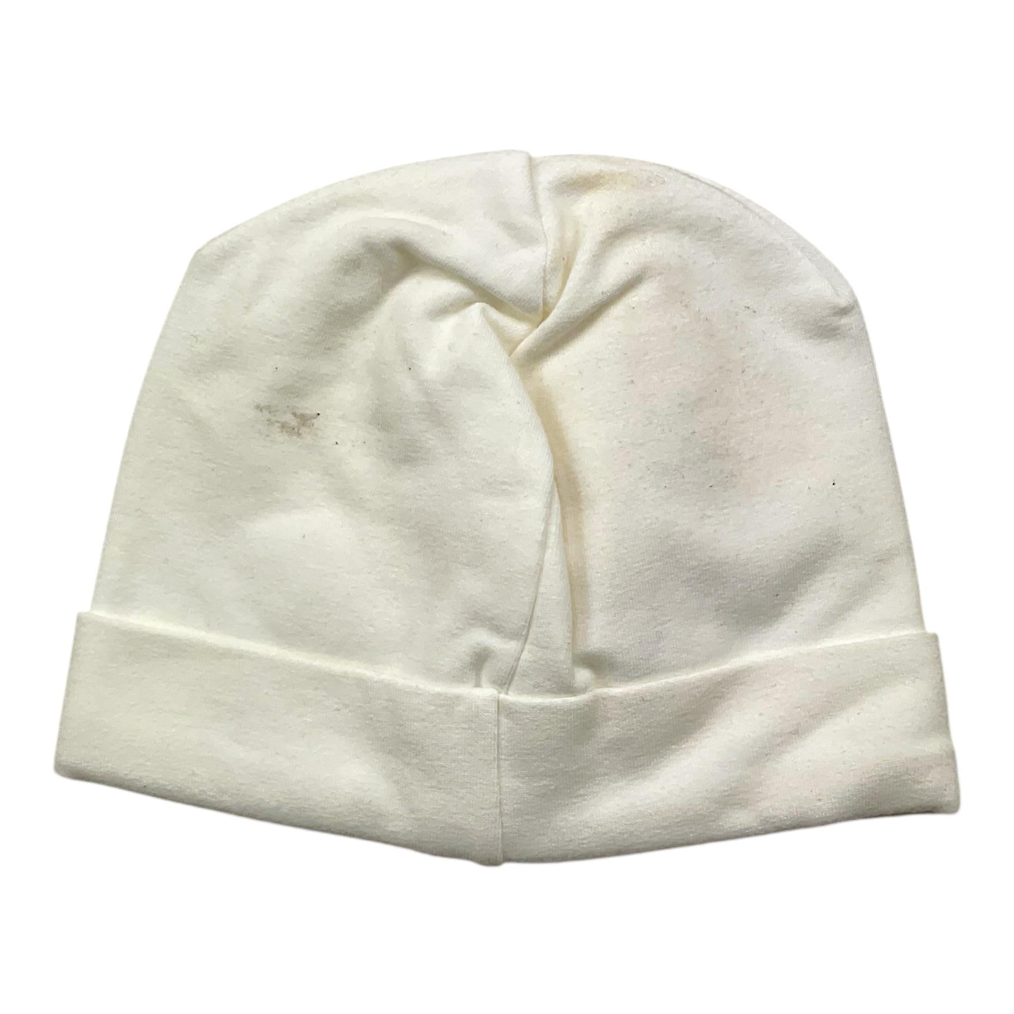 MOSCHINO cappello tinta unita con stampa Bianco per Neonato MXX031 BIANCO MOSCHINO 