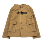 DANIELE ALESSANDRINI cappotto tinta unita con cappuccio Biscotto per Bambino 1231O00016 BISCOTTO DANIELE ALESSANDRINI 