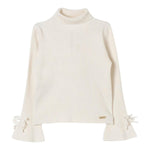 LIU JO maglia collo alto tinta unita Panna per Bambina KF4094X PANNA LIU JO 