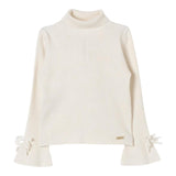 LIU JO maglia collo alto tinta unita Panna per Bambina KF4094X PANNA LIU JO 