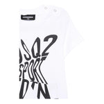 DSQUARED2 t-shirt girocollo stampa fantasia Bianco per Bambino DQ2525X BIANCO DSQUARED2 
