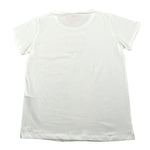 Liu Jo T-Shirt Girocollo Tinta Unita con Paillettes per Bambina GA5018XXXX PANNA/ORO LIU JO 