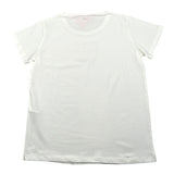 Liu Jo T-Shirt Girocollo Tinta Unita con Paillettes per Bambina GA5018XXXX PANNA/ORO LIU JO 