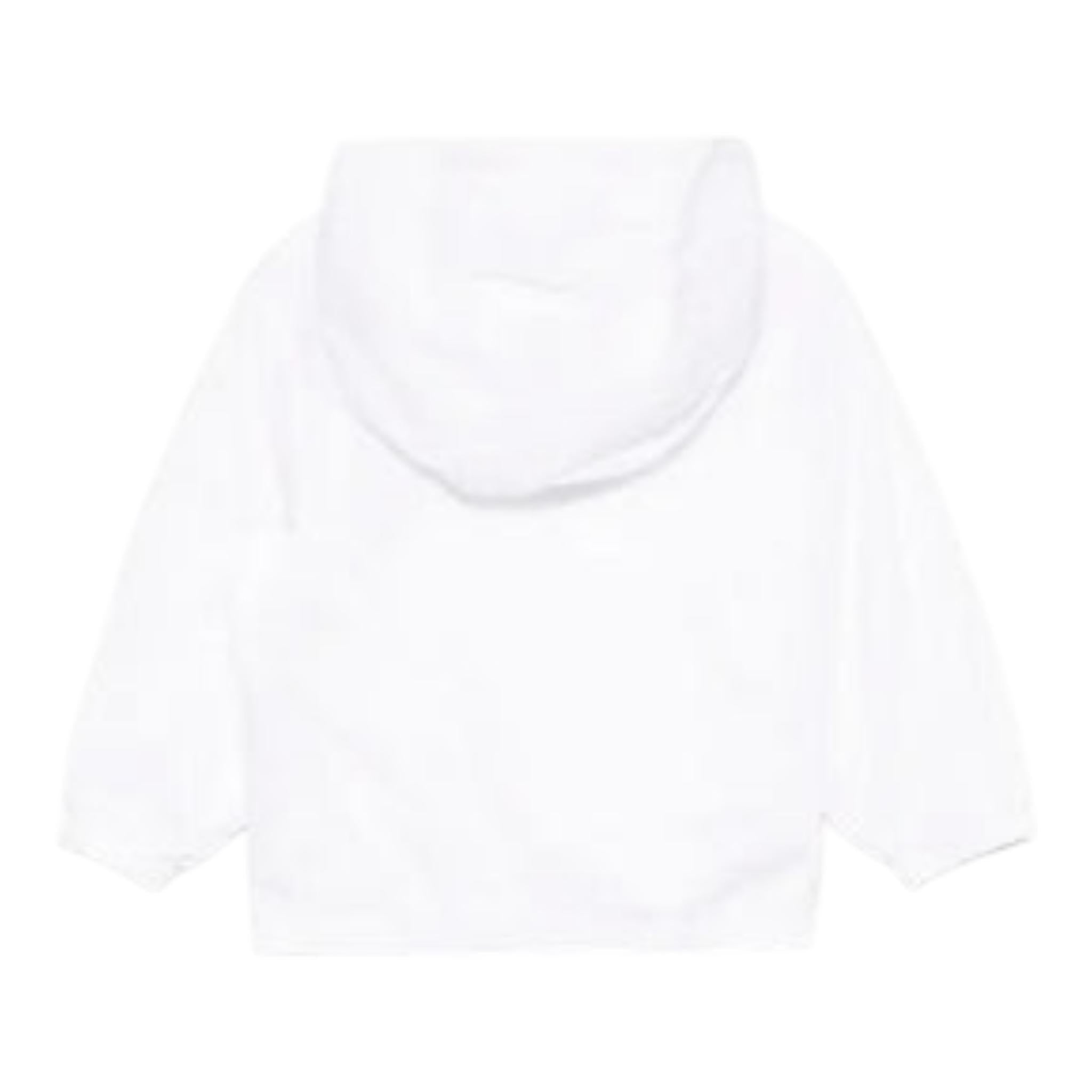 Moschino Giubbino Tinta Unita con Zip E Cappuccio per Neonato MUS02W BIANCO MOSCHINO 