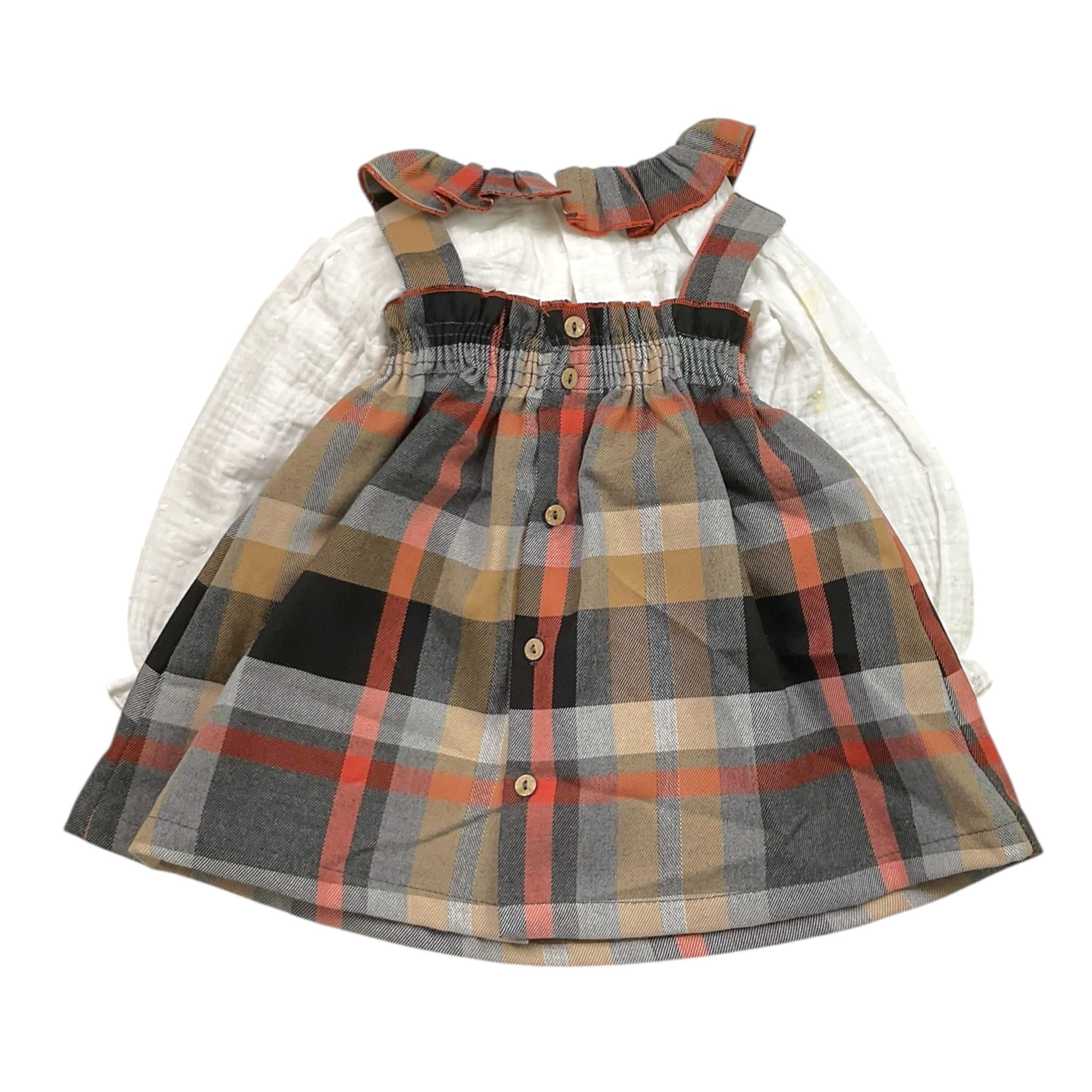 JULIANA completo 2pz maglia-gonna Bianco per Neonata DJDK BIANCO JULIANA 