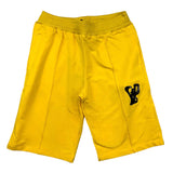 Gaelle Bermuda Solid Color With Contrast Print Yellow For Boys