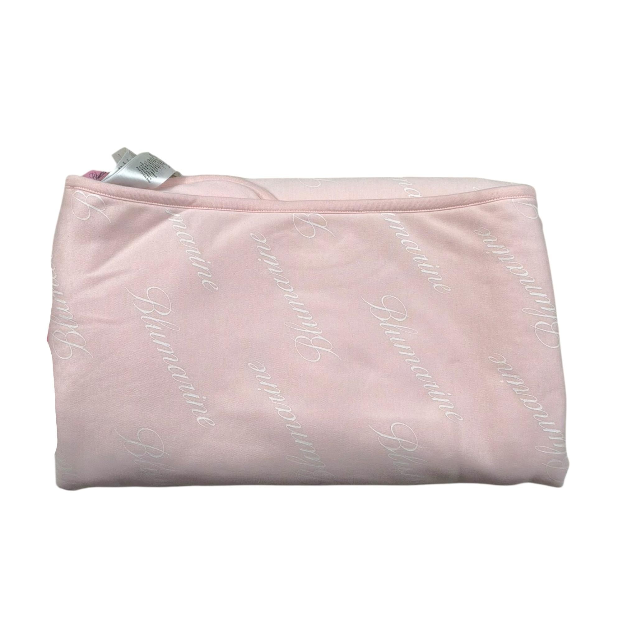 Miss Blumarine Coperta Tinta Unita con Stampa per Neonata IF3179 ROSA MISS BLUMARINE 