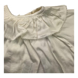 Caffe' D'Orzo Complete Shirt-Short Two-Tone White For Newborn