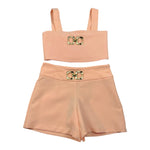 Fun & Fun Completo 2 Pezzi Body-Short Bicolore per Bambina FCBTP1139 PESCA FUN & FUN 