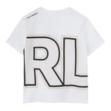 Karl Lagerfeld T-Shirt Girocollo Tinta Unita con Stampa per Neonato Z30432 BIANCO KARL LAGERFELD 