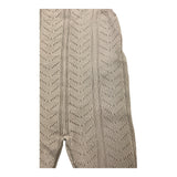 Wedoble Plain Beige Openwork Sleeveless Romper for Newborns