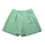 Kocca Short Tinta Unita con Elastico In Vita per Bambina NUJO VERDE ACQUA Kocca 