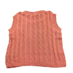 Vicolo Maglia Giromanica Tinta Unita con Trecce per Bambina 3146WY00158 PESCA VICOLO 