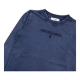 TRUSSARDI shirt girocollo tinta unita con stampa Blu per Bambino TBA25133TS BLU TRUSSARDI 