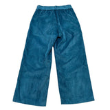 DIXIE pantalone tinta unita modello palazzo Petrolio per Bambina PHJ2062G67 PETROLIO DIXIE 