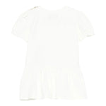 Moschino Abito Tinta Unita con Stampa per Neonata MDV0C7 BIANCO MOSCHINO 