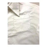 Meimeij Solid Color Half Sleeve Shirt With Pocket Cream For Girls