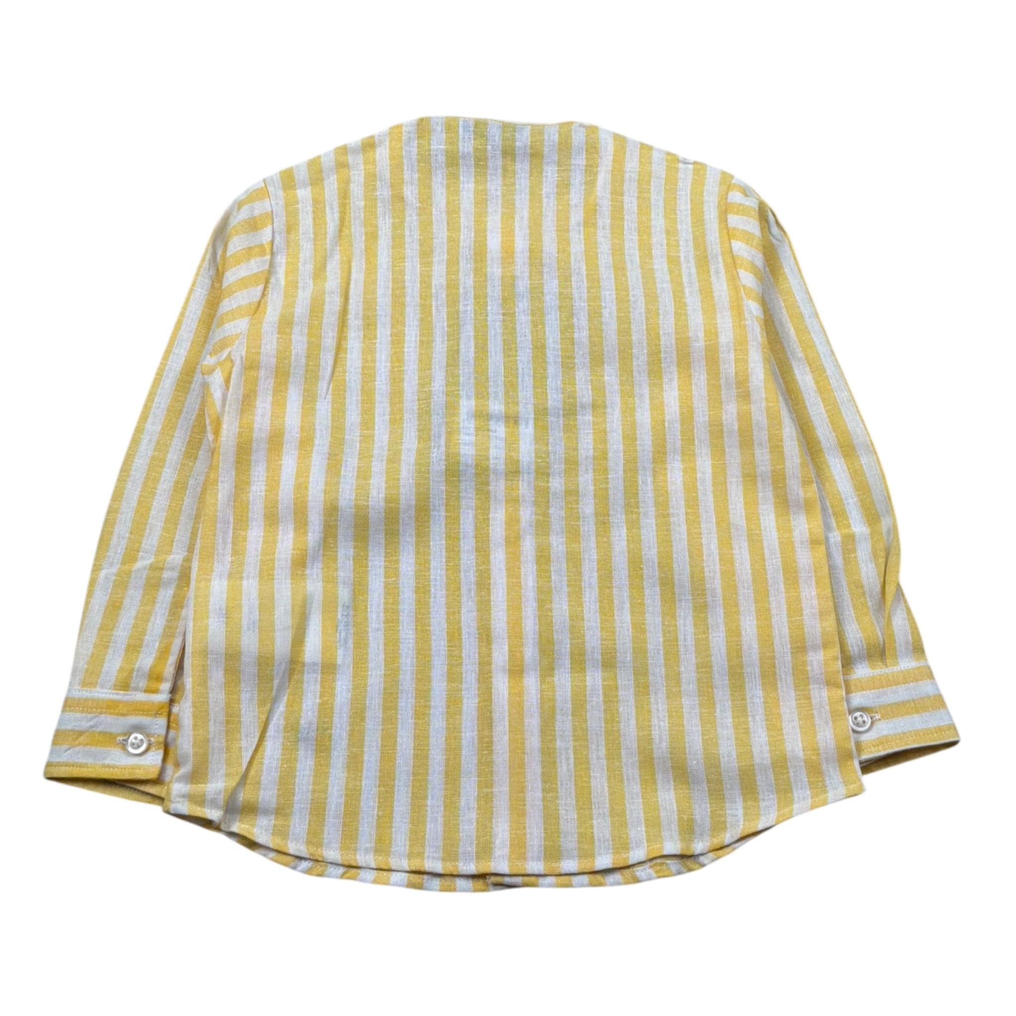 Manuel Ritz Camicia Manica Lunga Fantasia A Righe Giallo per Neonato MR2586N GIALLO MANUEL RITZ 