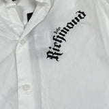 John Richmond Camicia Tinta Unita con Stampa per Bambino RBP26206CA BIANCO JOHN RICHMOND 