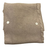 LE BEBE' coperta tinta unita con ricami Beige per Neonato LBB5057 BEIGE LE BEBE' 