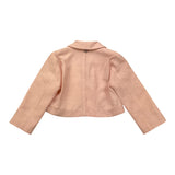 Please Giacca Tinta Unita con Bottoni per Neonata JB02270G73 ROSA PLEASE 