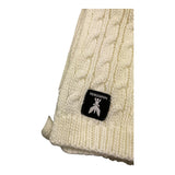 PATRIZIA PEPE sciarpa tinta unita con logo Panna per Bambina 7F0019 PANNA PATRIZIA PEPE 