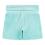 Juicy Couture Short Tinta Unita In Velluto per Bambina JBX6502X AZZURRO JUICY COUTURE 