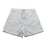 M+E' Short In Denim tinta unita con Girovita Regolabile Bianco per Bambina UE1704JX BIANCO M+E' 