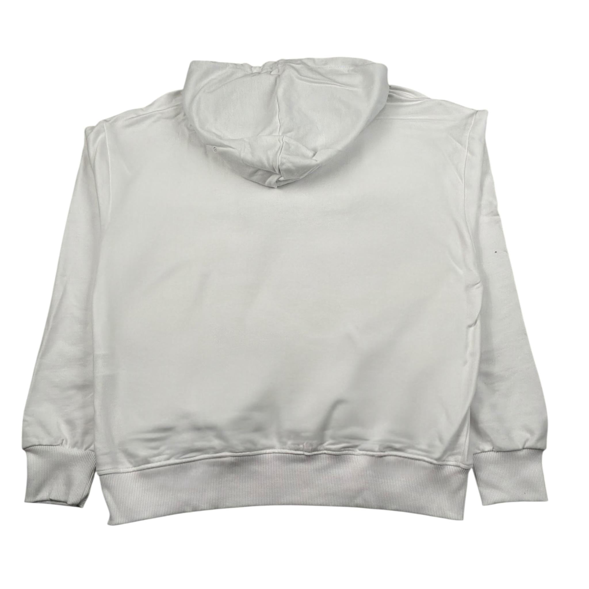 Siviglia Felpa Chiusa con Cappuccio Tinta Unita con Stampa per Bambino SVJST17226 BIANCO SIVIGLIA 