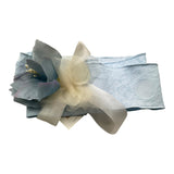 Marlu' Plain Belt With Light Blue Appliques For Newborns
