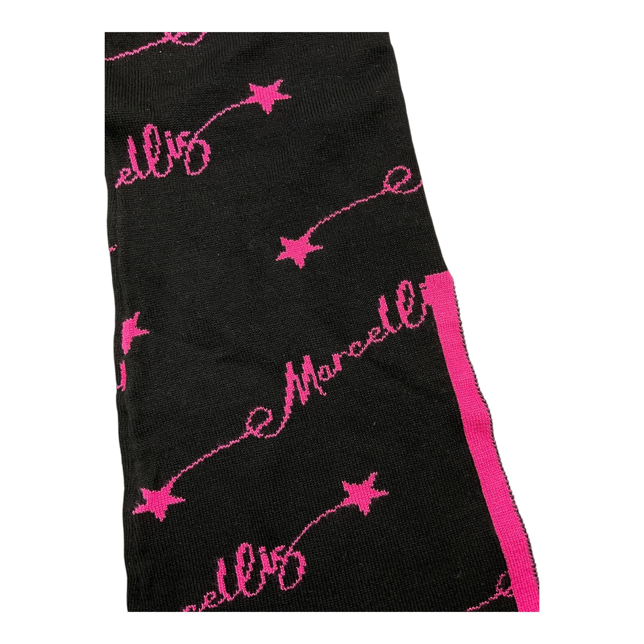 MARC ELLIS pantalone modello a zampa tinta unita logato Nero per Neonata JMNPT00182 NERO MARC ELLIS 