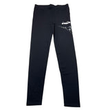 DIADORA leggins tinta unita con logo Nero per Bambina F4DIJGLG053 NERO DIADORA 