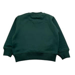 ZU+ELEMENTS felpa girocollo tinta unita con stampa Verde per Bambino ZU2822J VERDE ZU+ELEMENTS 