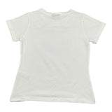 Marc Ellis T-Shirt Girocollo Tinta Unita con Stampa per Bambina JMJTS16949 BIANCO MARC ELLIS 